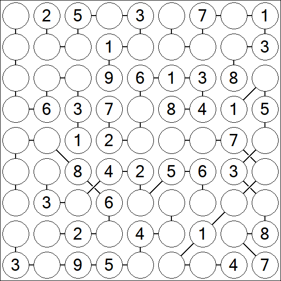 Chain Sudoku - Medium