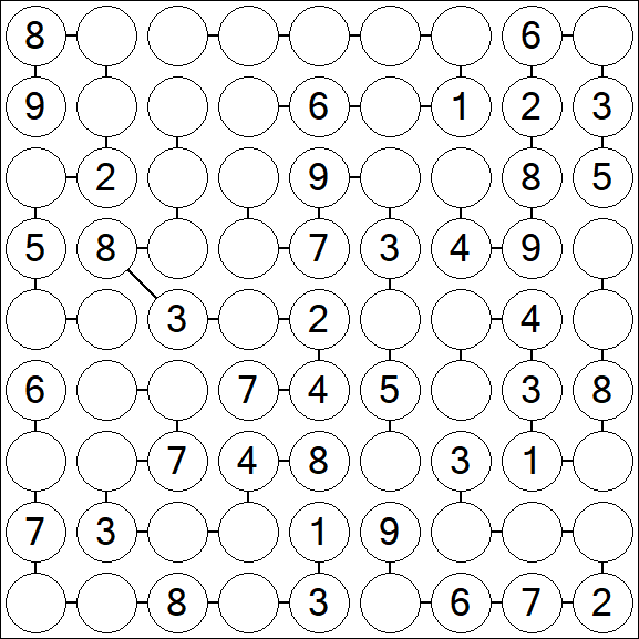 Chain Sudoku - Medium