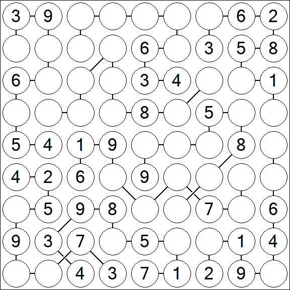 Chain Sudoku - Medium