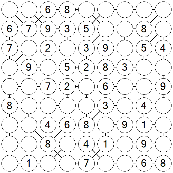 Chain Sudoku - Medium