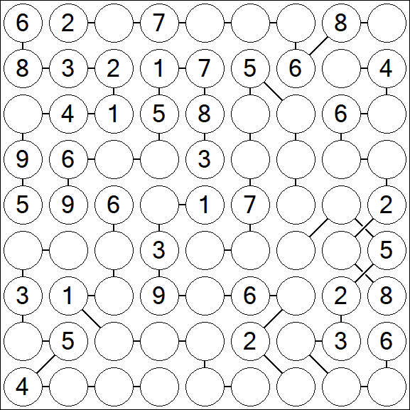 Chain Sudoku - Medium