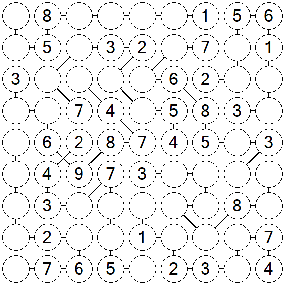 Chain Sudoku - Medium