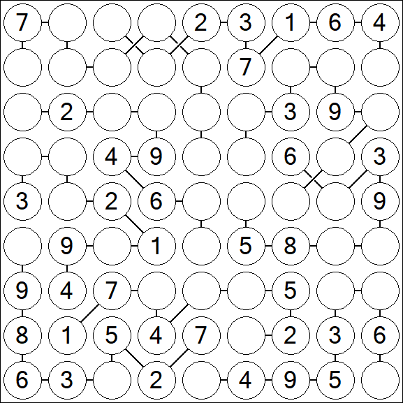 Chain Sudoku - Medium