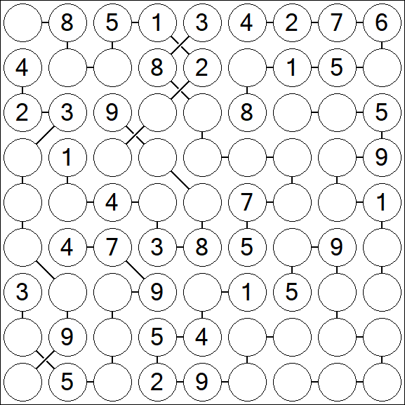 Chain Sudoku - Medio