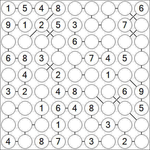 Chain Sudoku - Medio