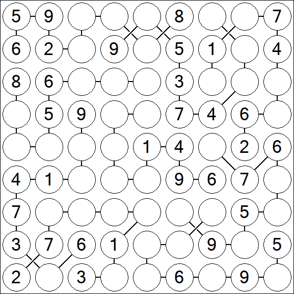 Chain Sudoku - Medio