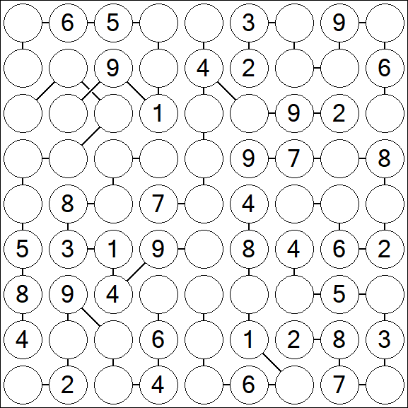 Chain Sudoku - Medio