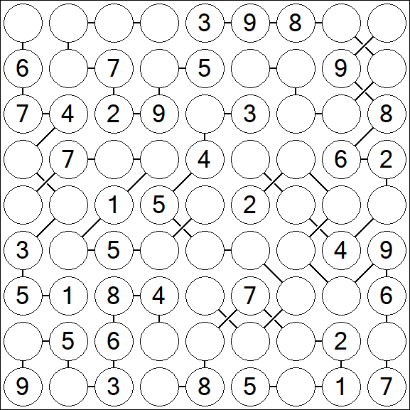 Chain Sudoku - Medio
