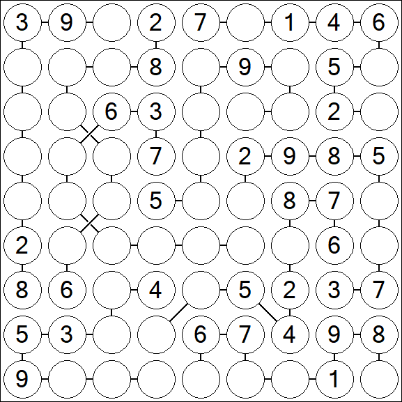 Chain Sudoku - Medio