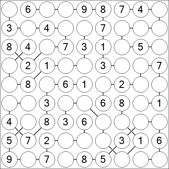 Chain Sudoku - Medium