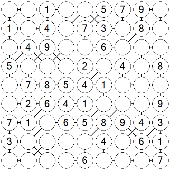 Chain Sudoku - Medium