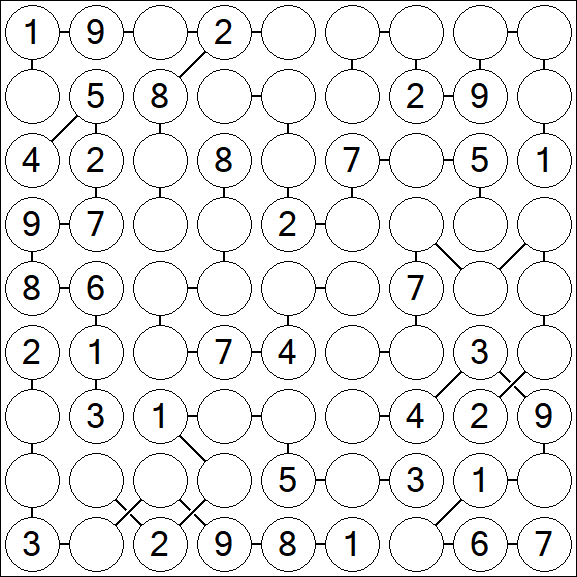 Chain Sudoku - Medium