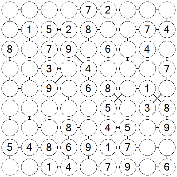 Chain Sudoku - Médio