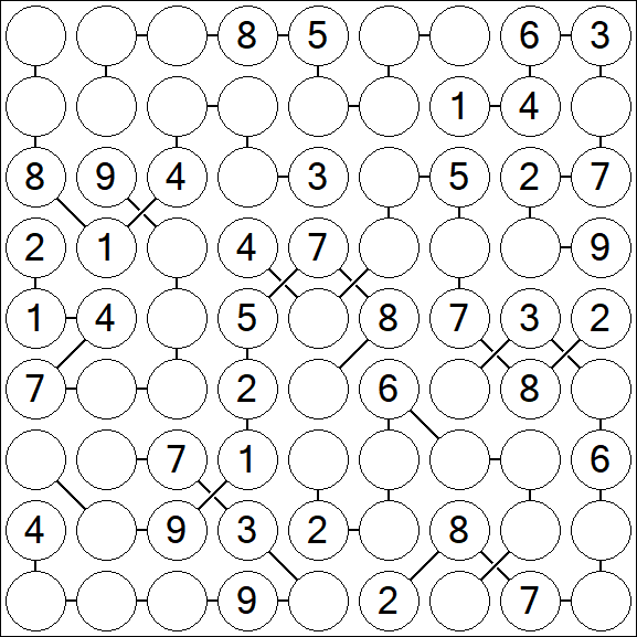 Chain Sudoku - Médio