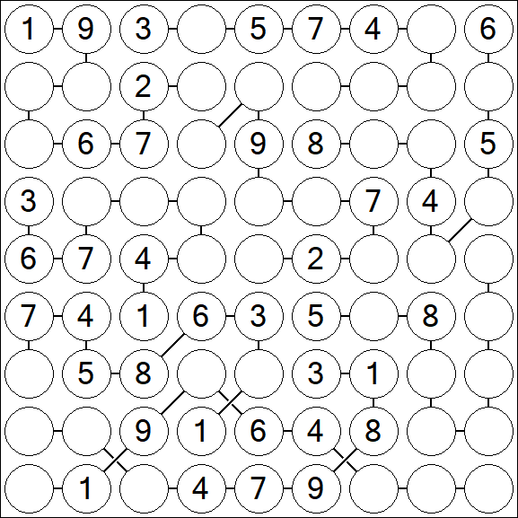 Chain Sudoku - Médio