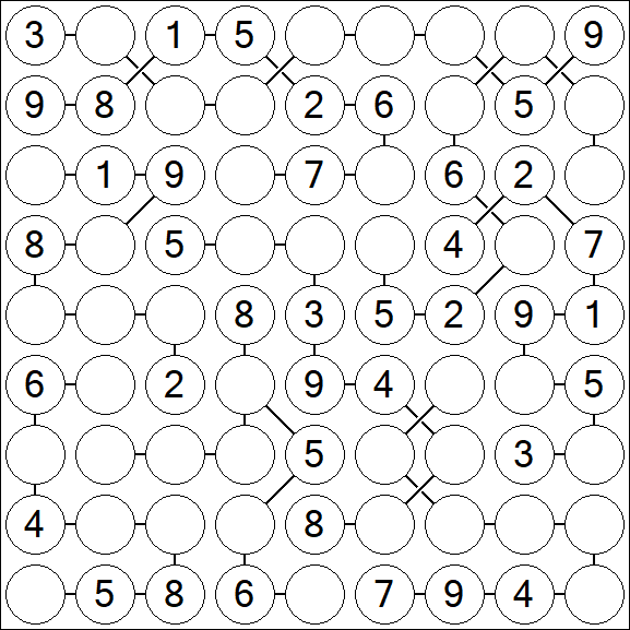 Chain Sudoku - Médio
