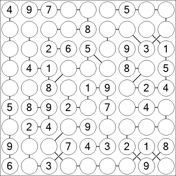 Chain Sudoku - Médio