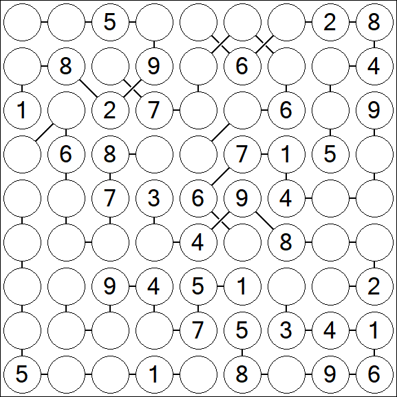 Chain Sudoku - Médio