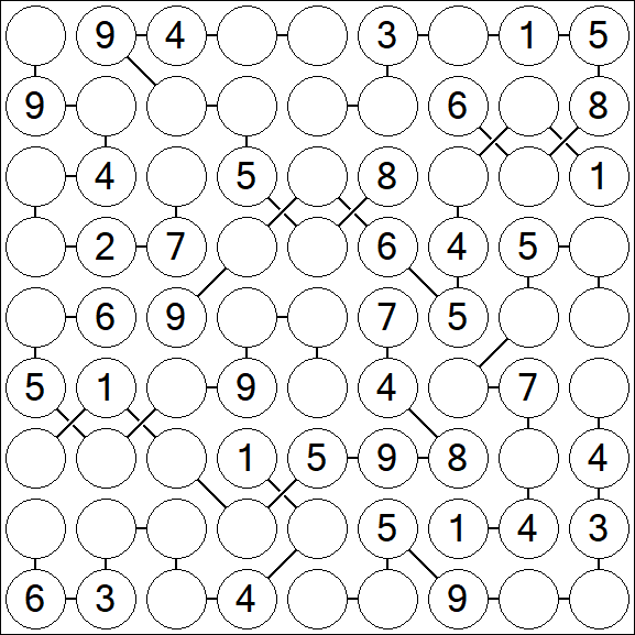 Chain Sudoku - Médio