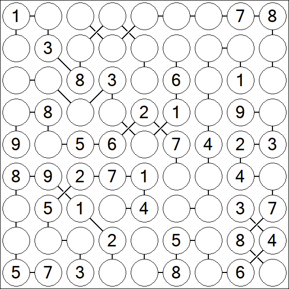 Chain Sudoku - Moyen