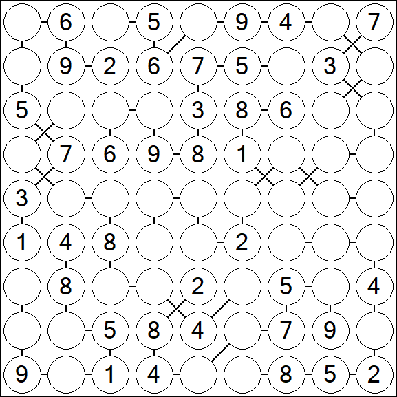 Chain Sudoku - Medium