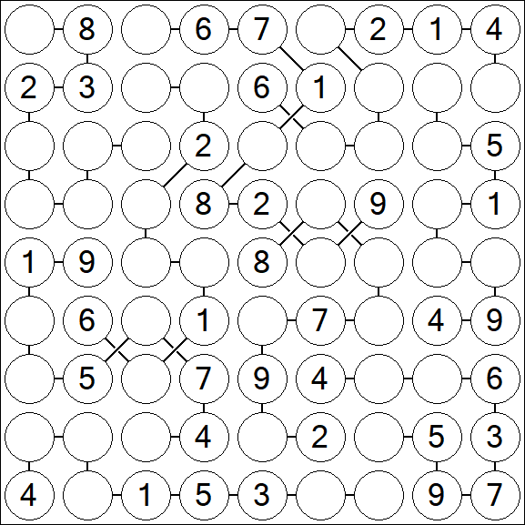 Chain Sudoku - Medio