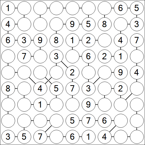 Chain Sudoku - Medium