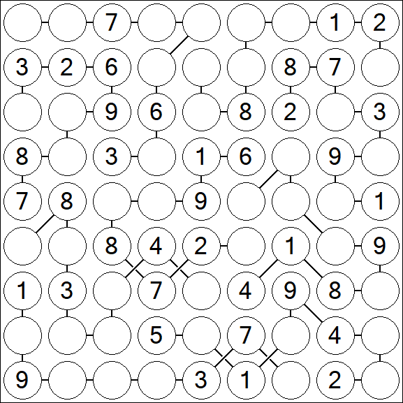 Chain Sudoku - Medium