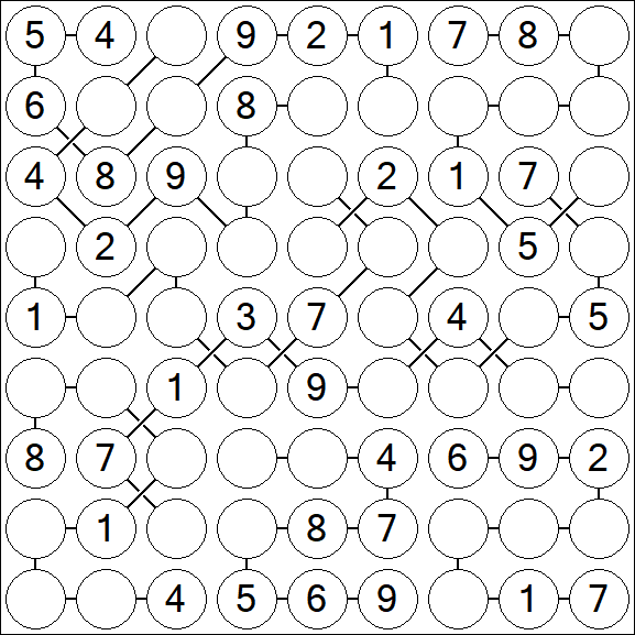 Chain Sudoku - Medium