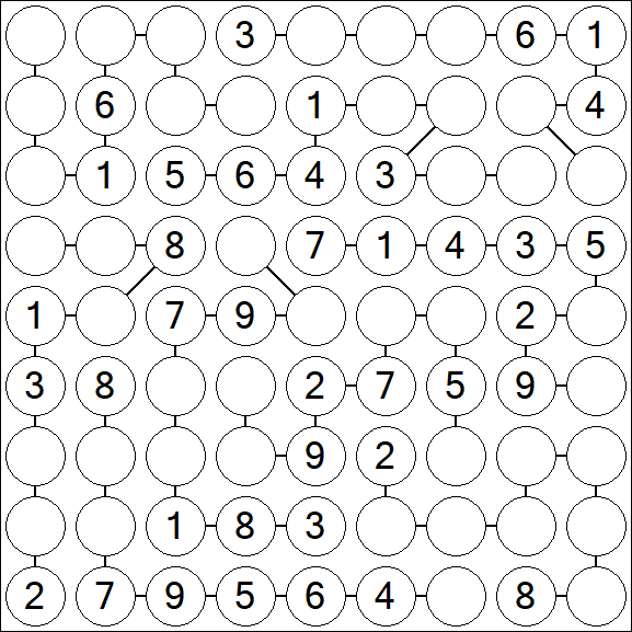 Chain Sudoku - Medium