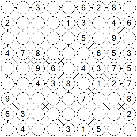 Chain Sudoku - Medium