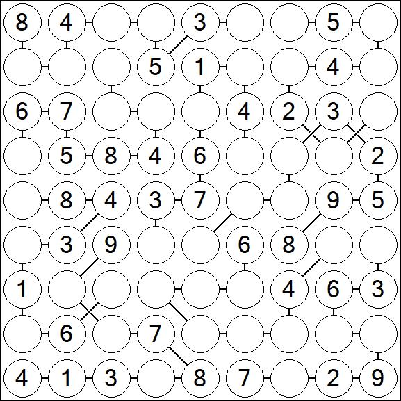 Chain Sudoku - Medium