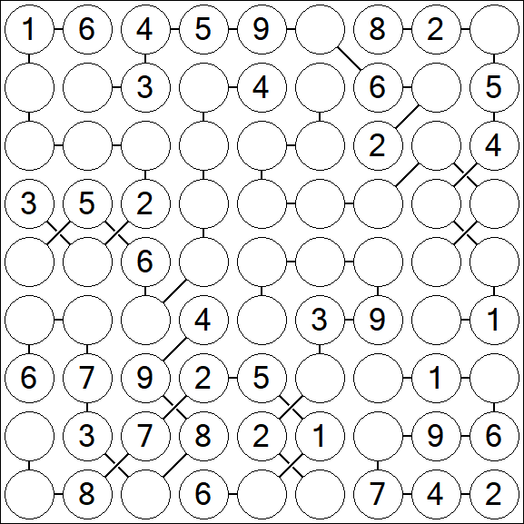 Chain Sudoku - Medium