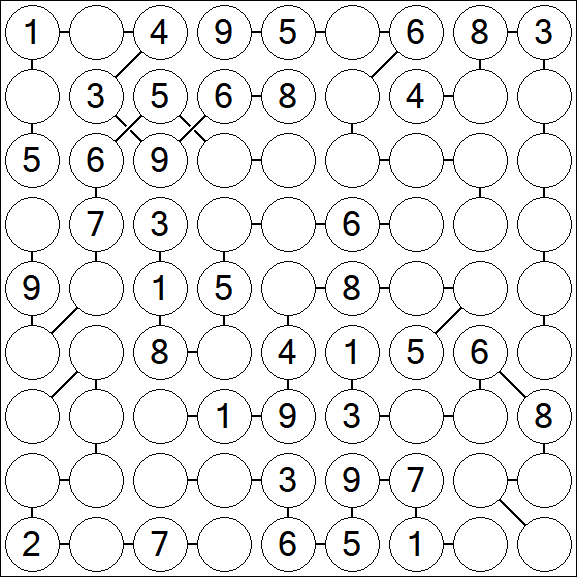 Chain Sudoku - Medium