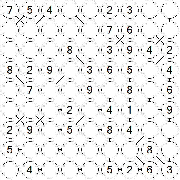 Chain Sudoku - Medium
