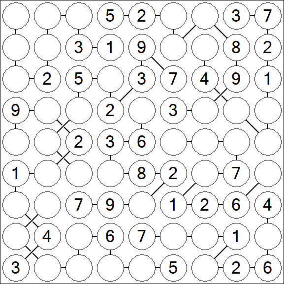 Chain Sudoku - Medium