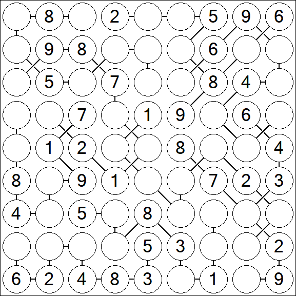 Chain Sudoku - Medium