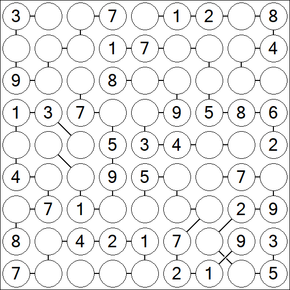 Chain Sudoku - Medium