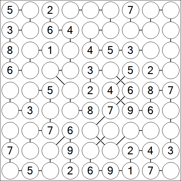 Chain Sudoku - Medium