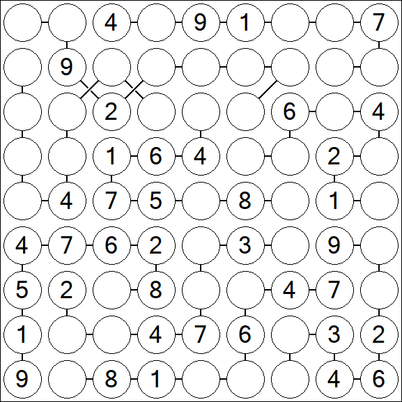 Chain Sudoku - Medium