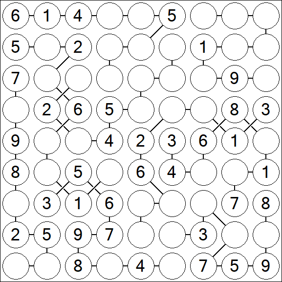 Chain Sudoku - Medium