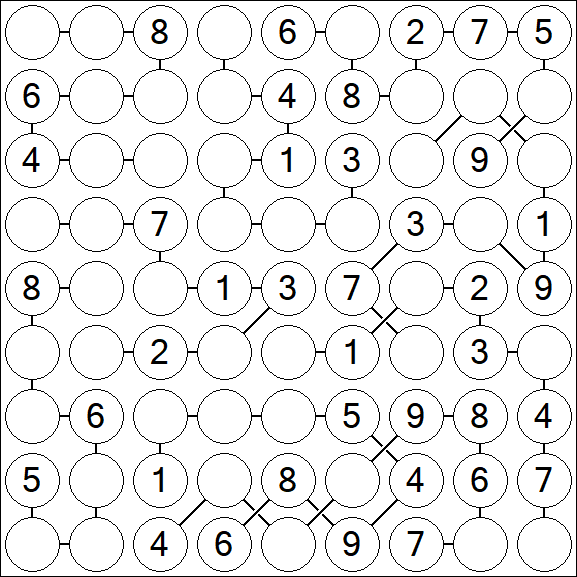 Chain Sudoku - Medium