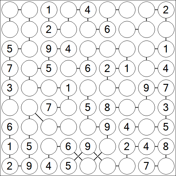 Chain Sudoku - Medium