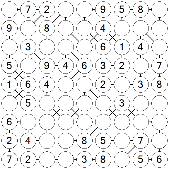 Chain Sudoku - Medium