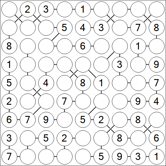 Chain Sudoku - Medium