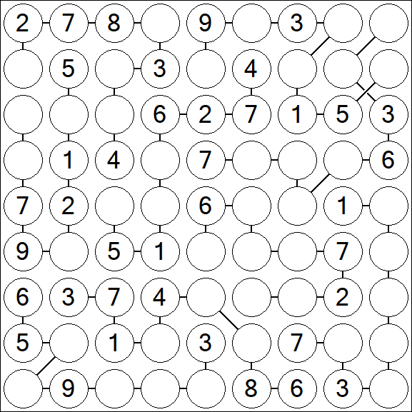 Chain Sudoku - Medium
