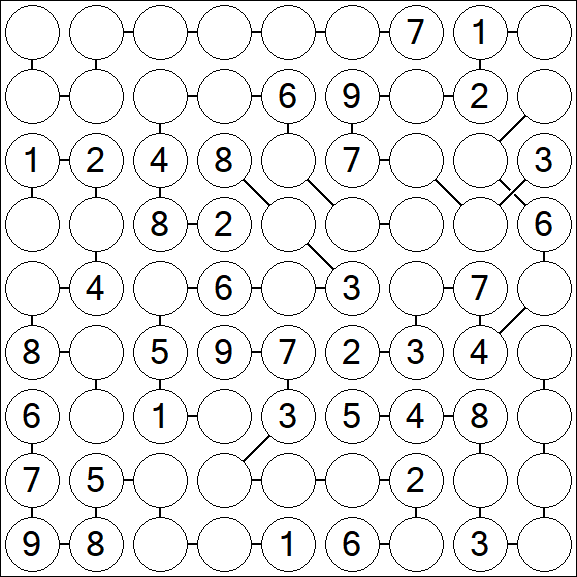Chain Sudoku - Medium