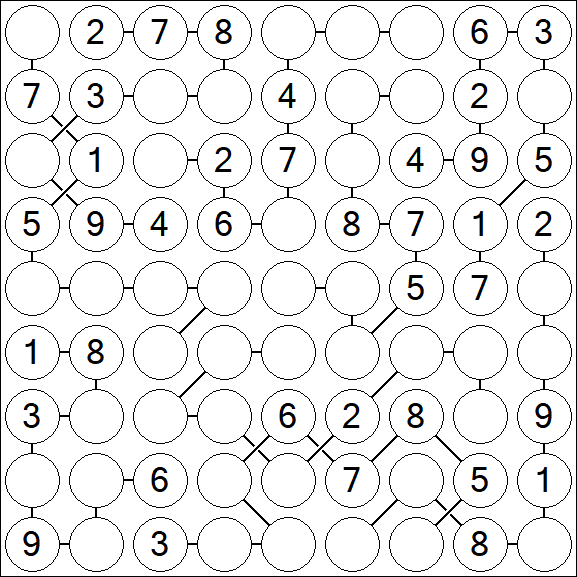 Chain Sudoku - Moyen