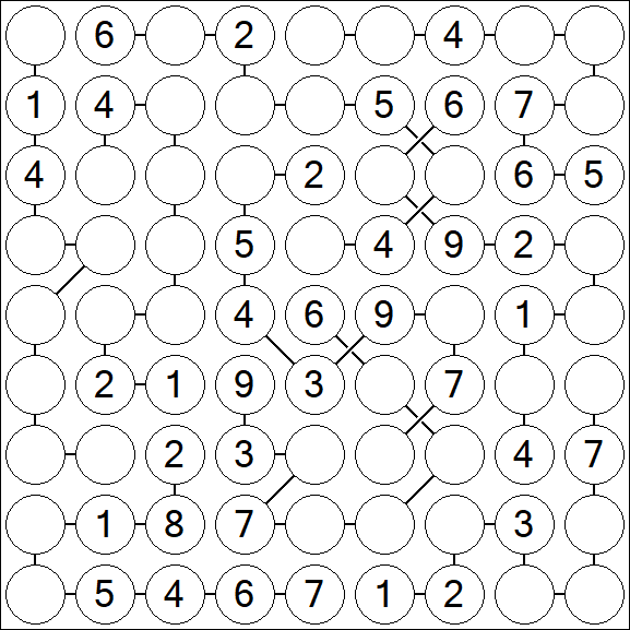 Chain Sudoku - Medium