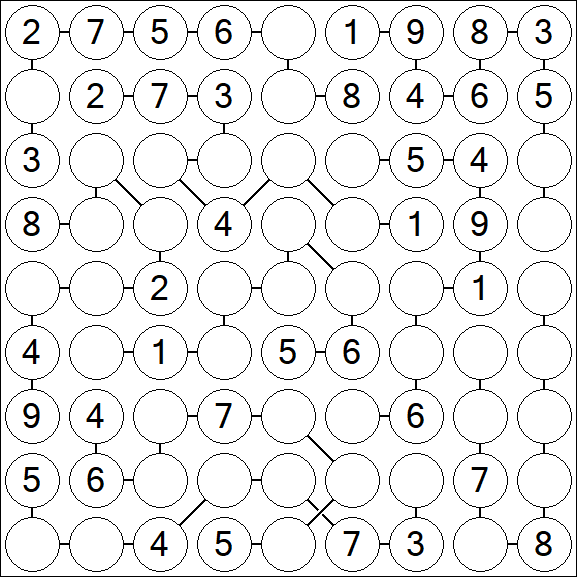 Chain Sudoku - Medium
